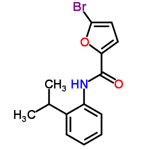 5-Bromo-n-(2-isopropylphenyl )-2-furamideStructure,314055-67-9Structure 5-Bromo-n-(2-isopropylphenyl )-2-furamide Structure,314055-67-9Structure