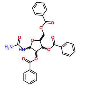 Urea,(2,3,5-tri-o-benzoyl-b-d-ribofuranosyl)-(9ci)Structure,31652-77-4Structure Urea,(2,3,5-tri-o-benzoyl-b-d-ribofuranosyl)-(9ci) Structure,31652-77-4Structure