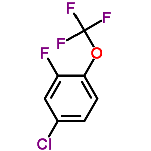 1-Chloro-3-fluoro-4-(trifluoromethoxy)benzeneStructure,317337-16-9Structure 1-Chloro-3-fluoro-4-(trifluoromethoxy)benzene Structure,317337-16-9Structure