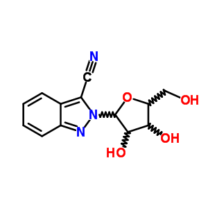 2H-indazole-3-carbonitrile,2-b-d-ribofuranosyl-Structure,31818-85-6Structure 2H-indazole-3-carbonitrile,2-b-d-ribofuranosyl- Structure,31818-85-6Structure