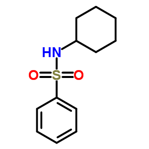 N-環(huán)己基-苯磺酰胺結(jié)構(gòu)式_3237-31-8結(jié)構(gòu)式