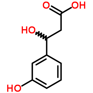 3-(3-Hydroxyphenyl)-3-hydroxypropionic acidStructure,3247-75-4Structure 3-(3-Hydroxyphenyl)-3-hydroxypropionic acid Structure,3247-75-4Structure