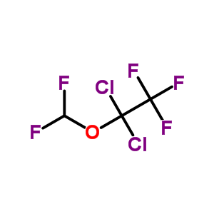 1,1-Dichloro-2,2,2-trifluoroethyl difluoromethyl etherStructure,32778-07-7Structure 1,1-Dichloro-2,2,2-trifluoroethyl difluoromethyl ether Structure,32778-07-7Structure