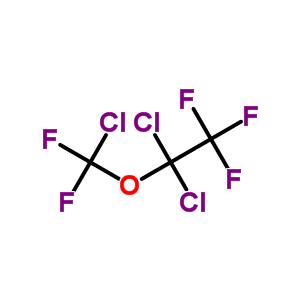 1,1-Dichloro-2,2,2-trifluoroethyl chlorodifluoromethyl etherStructure,32778-09-9Structure 1,1-Dichloro-2,2,2-trifluoroethyl chlorodifluoromethyl ether Structure,32778-09-9Structure