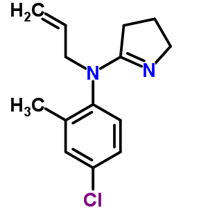 N-(4-chloro-2-methylphenyl)-n-prop-2-enyl-4,5-dihydro-3h-pyrrol-2-amineStructure,32854-94-7Structure N-(4-chloro-2-methylphenyl)-n-prop-2-enyl-4,5-dihydro-3h-pyrrol-2-amine Structure,32854-94-7Structure