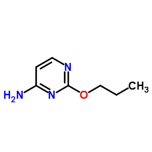 2-丙氧基嘧啶-4-胺結(jié)構(gòu)式_3289-49-4結(jié)構(gòu)式
