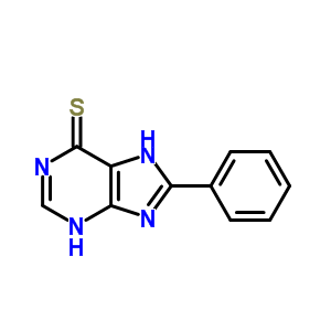8-Phenyl-3,7-dihydropurine-6-thioneStructure,3298-76-8Structure 8-Phenyl-3,7-dihydropurine-6-thione Structure,3298-76-8Structure