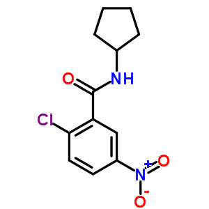 2-Chloro-n-cyclopentyl-5-nitrobenzamideStructure,329939-84-6Structure 2-Chloro-n-cyclopentyl-5-nitrobenzamide Structure,329939-84-6Structure
