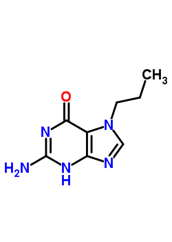 2-Amino-7-propyl-3h-purin-6-oneStructure,33016-34-1Structure 2-Amino-7-propyl-3h-purin-6-one Structure,33016-34-1Structure