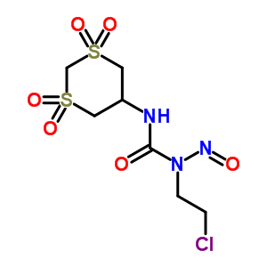 1-(2-Chloroethyl)-1-nitroso-3-(1,1,3,3-tetraoxo-1,3-dithian-5-yl)ureaStructure,33022-05-8Structure 1-(2-Chloroethyl)-1-nitroso-3-(1,1,3,3-tetraoxo-1,3-dithian-5-yl)urea Structure,33022-05-8Structure