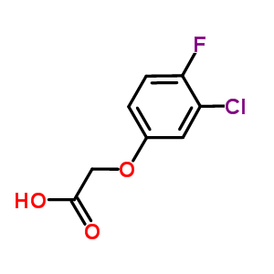 (3-Chloro-4-fluorophenoxy)acetic acidStructure,331-40-8Structure (3-Chloro-4-fluorophenoxy)acetic acid Structure,331-40-8Structure