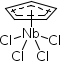 Cyclopentadienylniobium(Ⅴ)tetrachlorideStructure,33114-15-7Structure Cyclopentadienylniobium(Ⅴ)tetrachloride Structure,33114-15-7Structure