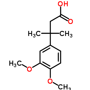 3-(3,4-Dimethoxyphenyl)-3-methyl-butanoic acidStructure,33214-44-7Structure 3-(3,4-Dimethoxyphenyl)-3-methyl-butanoic acid Structure,33214-44-7Structure