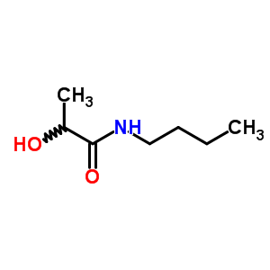 N-丁基-2-羥基-丙酰胺結(jié)構(gòu)式_3328-88-9結(jié)構(gòu)式
