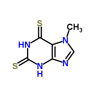 7-Methyl-3h-purine-2,6-dithioneStructure,33403-02-0Structure 7-Methyl-3h-purine-2,6-dithione Structure,33403-02-0Structure