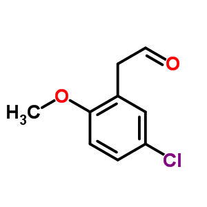 2-(5-Chloro-2-methoxy-phenyl)acetaldehydeStructure,33567-60-1Structure 2-(5-Chloro-2-methoxy-phenyl)acetaldehyde Structure,33567-60-1Structure