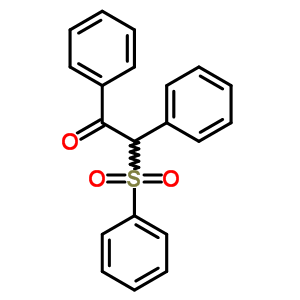 Ethanone,1,2-diphenyl-2-(phenylsulfonyl)-Structure,33641-39-3Structure Ethanone,1,2-diphenyl-2-(phenylsulfonyl)- Structure,33641-39-3Structure