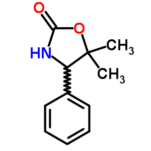 (8ci,9ci)-5,5-二甲基-4-苯基-2-噁唑烷酮結構式_33664-93-6結構式