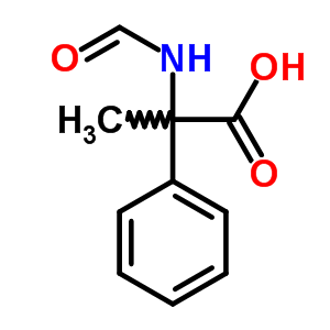 2-Formamido-2-phenyl-propanoic acidStructure,3381-60-0Structure 2-Formamido-2-phenyl-propanoic acid Structure,3381-60-0Structure