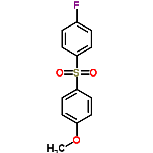 1-Fluoro-4-(4-methoxyphenyl)sulfonyl-benzeneStructure,339-25-3Structure 1-Fluoro-4-(4-methoxyphenyl)sulfonyl-benzene Structure,339-25-3Structure