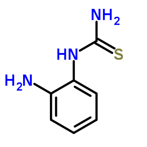 Thiourea, (2-aminophenyl)-Structure,3394-09-0Structure Thiourea, (2-aminophenyl)- Structure,3394-09-0Structure