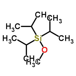 三異丙基甲氧基硅烷結(jié)構(gòu)式_33974-42-4結(jié)構(gòu)式