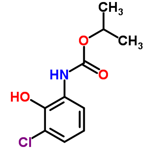 Propan-2-yl n-(3-chloro-2-hydroxy-phenyl)carbamateStructure,34061-86-4Structure Propan-2-yl n-(3-chloro-2-hydroxy-phenyl)carbamate Structure,34061-86-4Structure