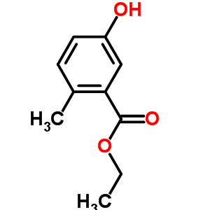Benzoic acid,5-hydroxy-2-methyl-,ethyl esterStructure,34265-55-9Structure Benzoic acid,5-hydroxy-2-methyl-,ethyl ester Structure,34265-55-9Structure