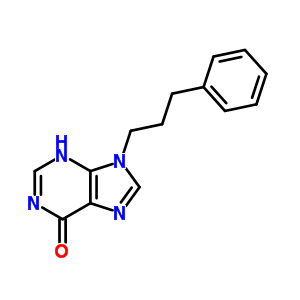 9-(3-Phenylpropyl)-3h-purin-6-oneStructure,34396-76-4Structure 9-(3-Phenylpropyl)-3h-purin-6-one Structure,34396-76-4Structure