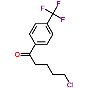 5-Chloro-1-oxo-1-(4-trifluoromethylphenyl)pentaneStructure,343968-74-1Structure 5-Chloro-1-oxo-1-(4-trifluoromethylphenyl)pentane Structure,343968-74-1Structure