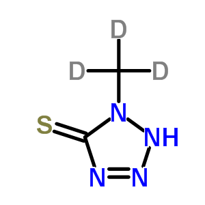甲硫四氮唑-D3結(jié)構(gòu)式_345909-96-8結(jié)構(gòu)式