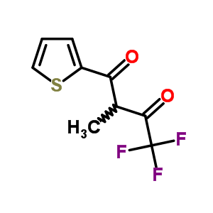 4,4,4-Trifluoro-2-methyl-1-thiophen-2-yl-butane-1,3-dioneStructure,346-01-0Structure 4,4,4-Trifluoro-2-methyl-1-thiophen-2-yl-butane-1,3-dione Structure,346-01-0Structure
