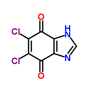 5,6-Dichloro-1h-benzoimidazole-4,7-dioneStructure,34674-41-4Structure 5,6-Dichloro-1h-benzoimidazole-4,7-dione Structure,34674-41-4Structure