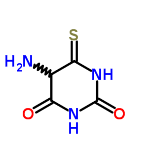 5-Amino-6-thioxodihydropyrimidine-2,4(1h,3h)-dioneStructure,34771-17-0Structure 5-Amino-6-thioxodihydropyrimidine-2,4(1h,3h)-dione Structure,34771-17-0Structure