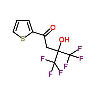 4,4,4-Trifluoro-3-hydroxy-1-(2-thienyl)-3-(trifluoromethyl)-1-butanoneStructure,34844-19-4Structure 4,4,4-Trifluoro-3-hydroxy-1-(2-thienyl)-3-(trifluoromethyl)-1-butanone Structure,34844-19-4Structure