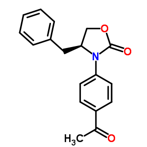 (S)-3-(4-乙?；交?-4-芐基噁唑啉-2-酮結(jié)構(gòu)式_352524-56-2結(jié)構(gòu)式