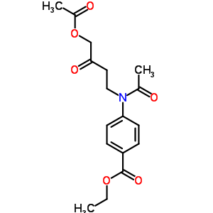 4-[乙?；?(4-乙?；趸?3-氧代-丁基)氨基]苯甲酸乙酯結(jié)構(gòu)式_35260-30-1結(jié)構(gòu)式