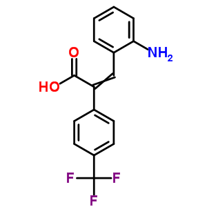 3-(2-氨基苯基)-2-[4-(三氟甲基)苯基]-2-丙烯酸結構式_35315-48-1結構式