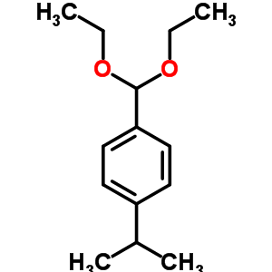 Benzene,1-(diethoxymethyl)-4-(1-methylethyl)-Structure,35364-90-0Structure Benzene,1-(diethoxymethyl)-4-(1-methylethyl)- Structure,35364-90-0Structure
