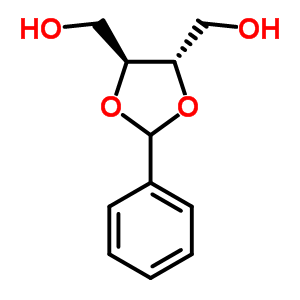 (-)-2,3-O-benzylidene-l-threitolStructure,35572-34-0Structure (-)-2,3-O-benzylidene-l-threitol Structure,35572-34-0Structure