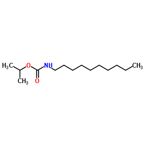 Propan-2-yl n-decylcarbamateStructure,35601-86-6Structure Propan-2-yl n-decylcarbamate Structure,35601-86-6Structure