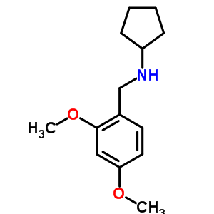 Cyclopentyl-(2,4-dimethoxy-benzyl)-amineStructure,356092-74-5Structure Cyclopentyl-(2,4-dimethoxy-benzyl)-amine Structure,356092-74-5Structure