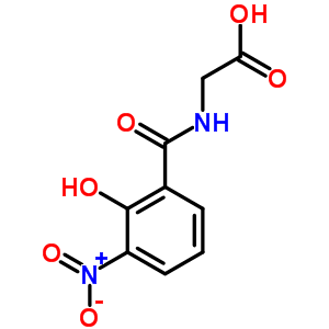 n-(2-羥基-3-硝基苯甲?；?-甘氨酸結(jié)構(gòu)式_35748-38-0結(jié)構(gòu)式