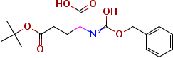 Z-dl-glu-otbu結(jié)構(gòu)式_3588-59-8結(jié)構(gòu)式