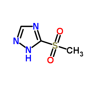 3-(Methylsulfonyl)-1h-1,2,4-triazoleStructure,3589-05-7Structure 3-(Methylsulfonyl)-1h-1,2,4-triazole Structure,3589-05-7Structure