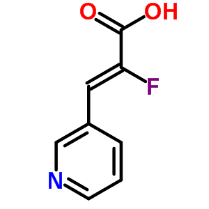 Z-2-氟-3-(3-吡啶)丙烯酸結(jié)構(gòu)式_359435-42-0結(jié)構(gòu)式