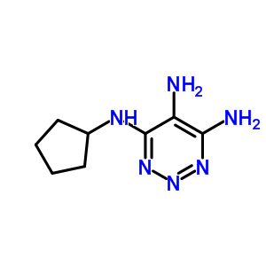 N4-cyclopentyltriazine-4,5,6-triamineStructure,35967-03-4Structure N4-cyclopentyltriazine-4,5,6-triamine Structure,35967-03-4Structure
