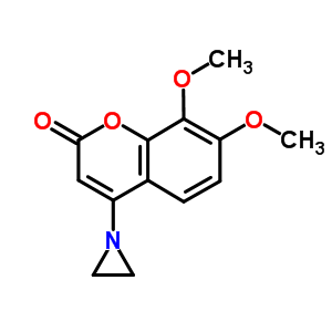 4-Aziridin-1-yl-7,8-dimethoxy-chromen-2-oneStructure,3613-10-3Structure 4-Aziridin-1-yl-7,8-dimethoxy-chromen-2-one Structure,3613-10-3Structure