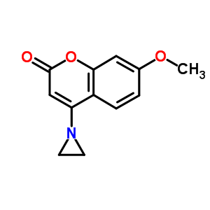 2H-1-benzopyran-2-one,4-(1-aziridinyl)-7-methoxy-Structure,3613-11-4Structure 2H-1-benzopyran-2-one,4-(1-aziridinyl)-7-methoxy- Structure,3613-11-4Structure