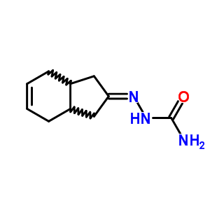 順式-(9CI)-2-(1,3,3a,4,7,7a-六氫-2H-茚-2-基)-肼羧酰胺結(jié)構(gòu)式_36237-86-2結(jié)構(gòu)式